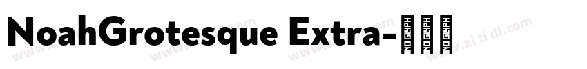 NoahGrotesque Extra字体转换 NoahGrotesque Extra字体转换